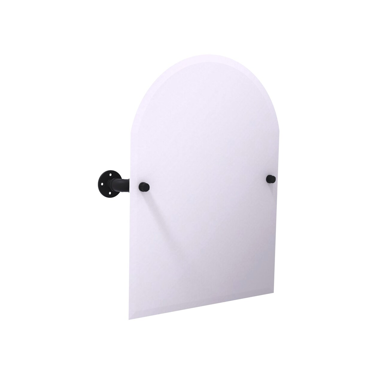 Pipeline Collection Frameless Arched Top Wall Mounted Tilt Mirror - Oil Rubbed Bronze